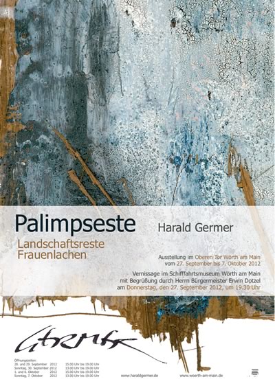 Palimpseste Austellung